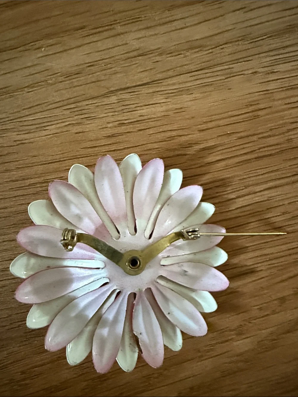 Red, White & Blue floral broach